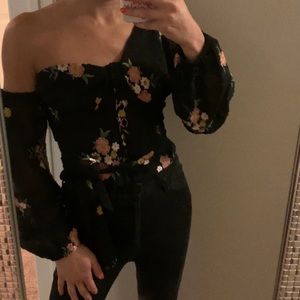 Tops - off the shoulder long sleeve top Tops - off the shoulder long sleeve top